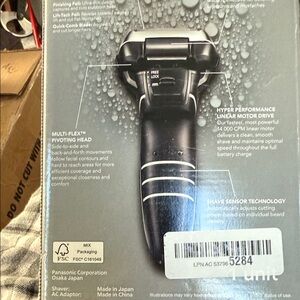 Panasonic Black and Silver Shaver